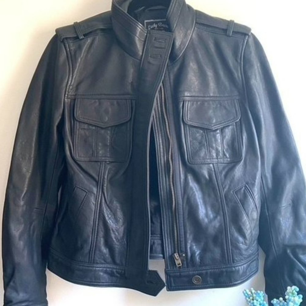 Lucky Brand leather jacket NWOT